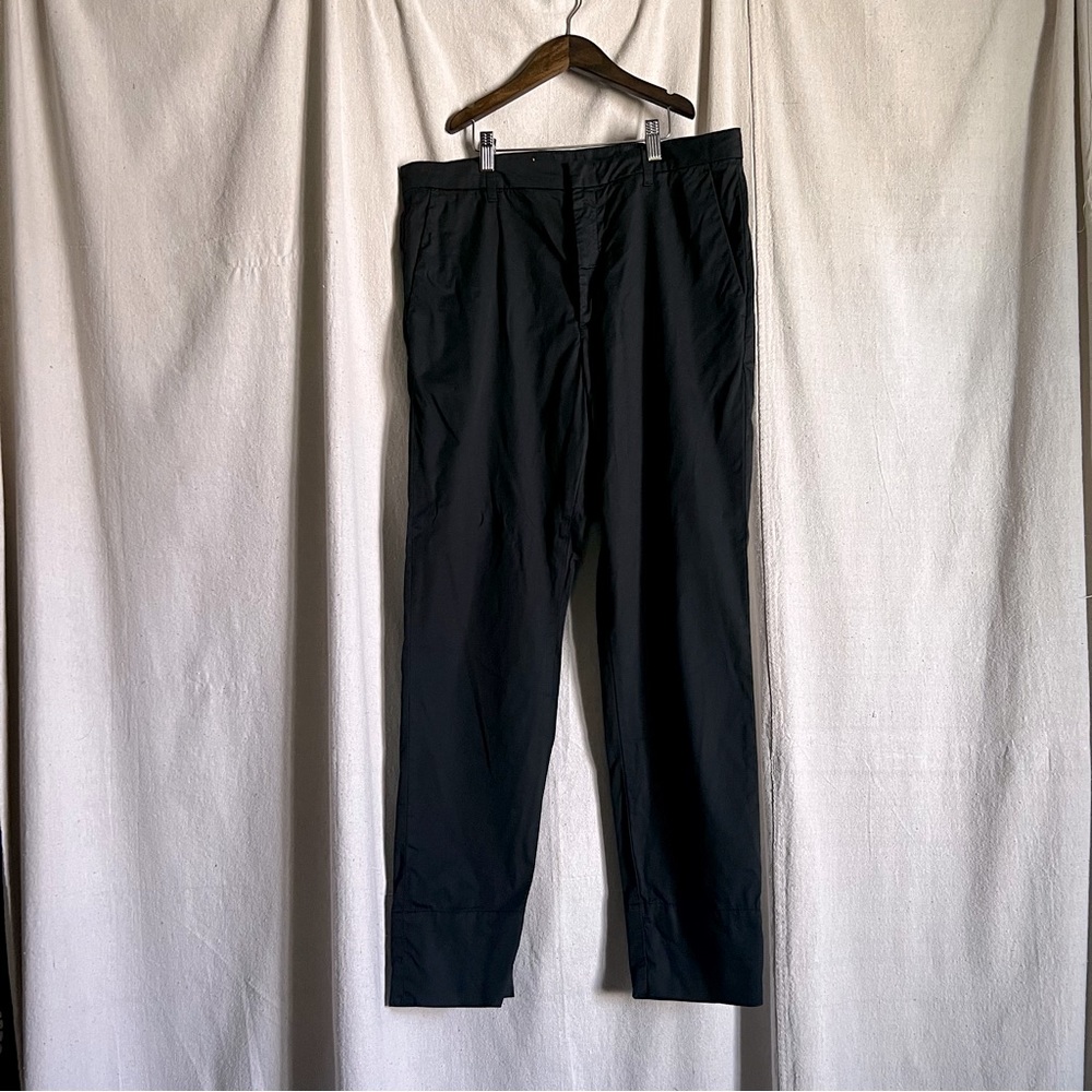 Black Cotton Trousers by Hope